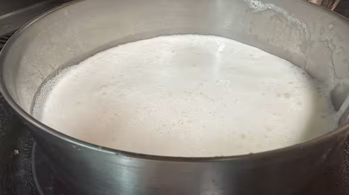 大豆を加熱